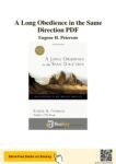 A Long Obedience in the same Direction by Eugene H. Peterson