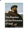 The Practice of the Presence of God by Brother Lawrence