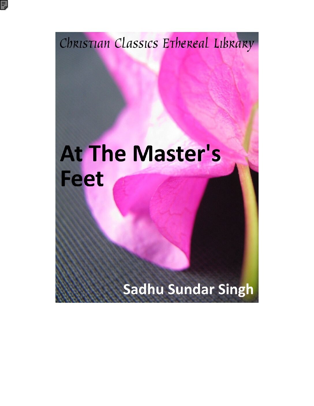 feet At The Master's Feet by Sadhu Sundar Singh - Image 1