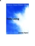 Holy Living by Jeremy Taylor