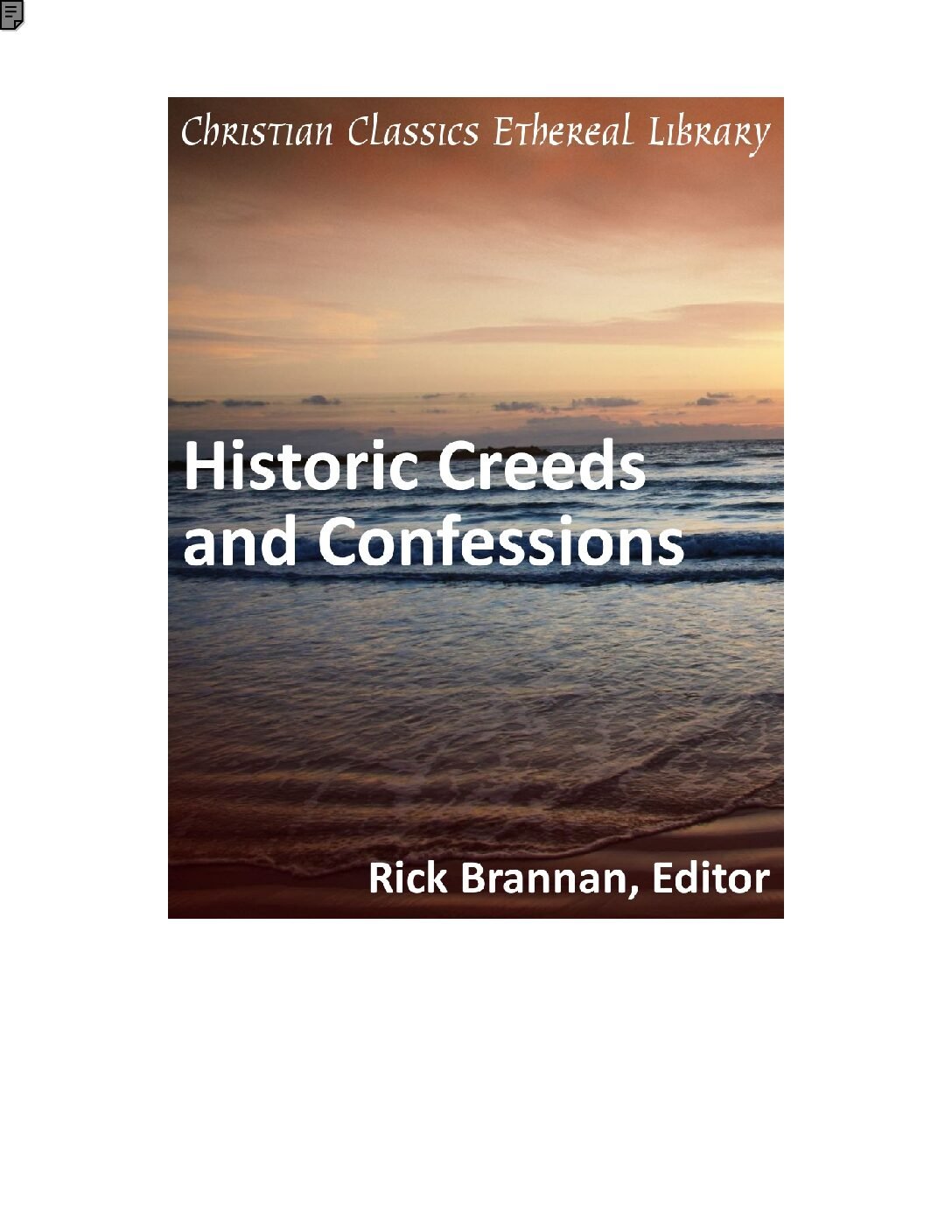 hstcrcon Historic Creeds and Confessions - Image 1