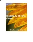 Biography of John Owen